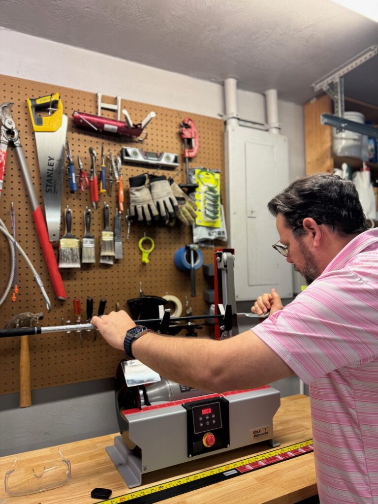 Turning a ferrule on a club